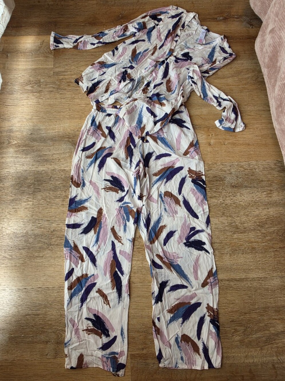 HANRO Two-piece Lounge/pajama Set Top Size S Bottom Size M